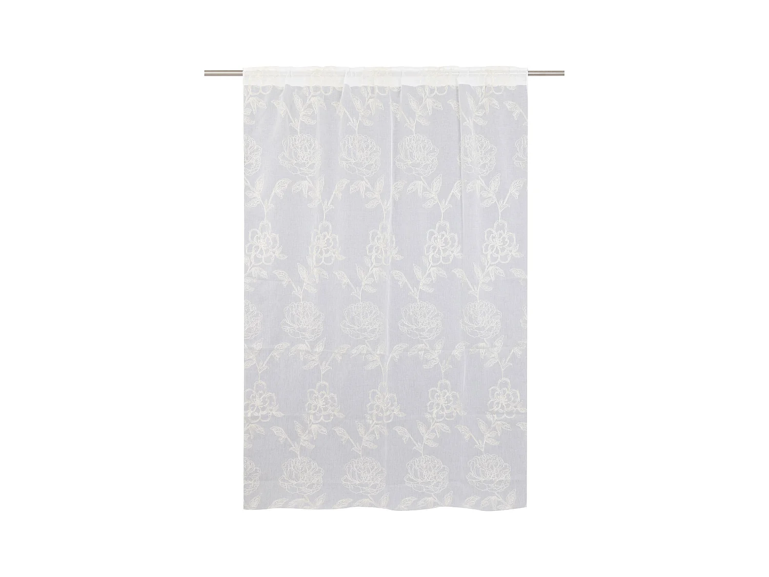 RIDEAU BRODÉ Edvina Or Moyen 140 x 250