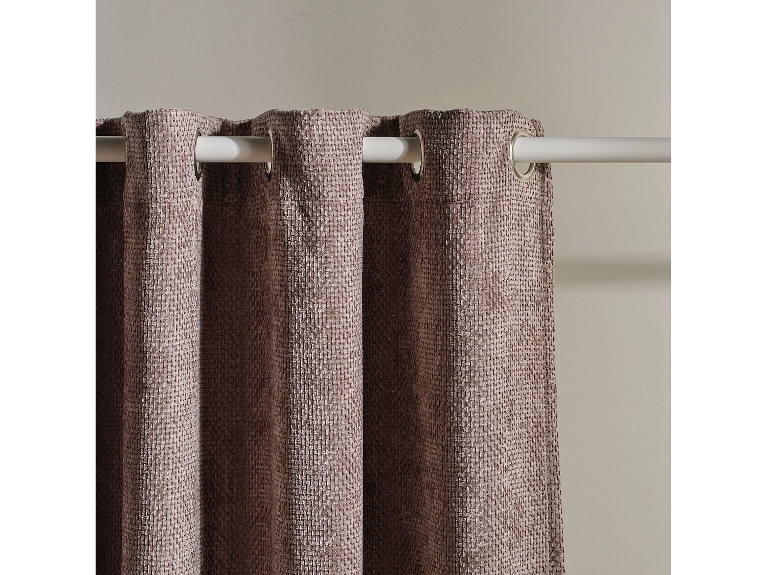 Vorhang Leila dunkelbeige 140 x 250