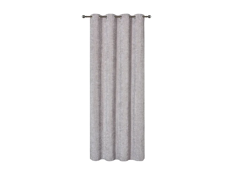 Rideau de velours Leila beige moyen 140 x 250