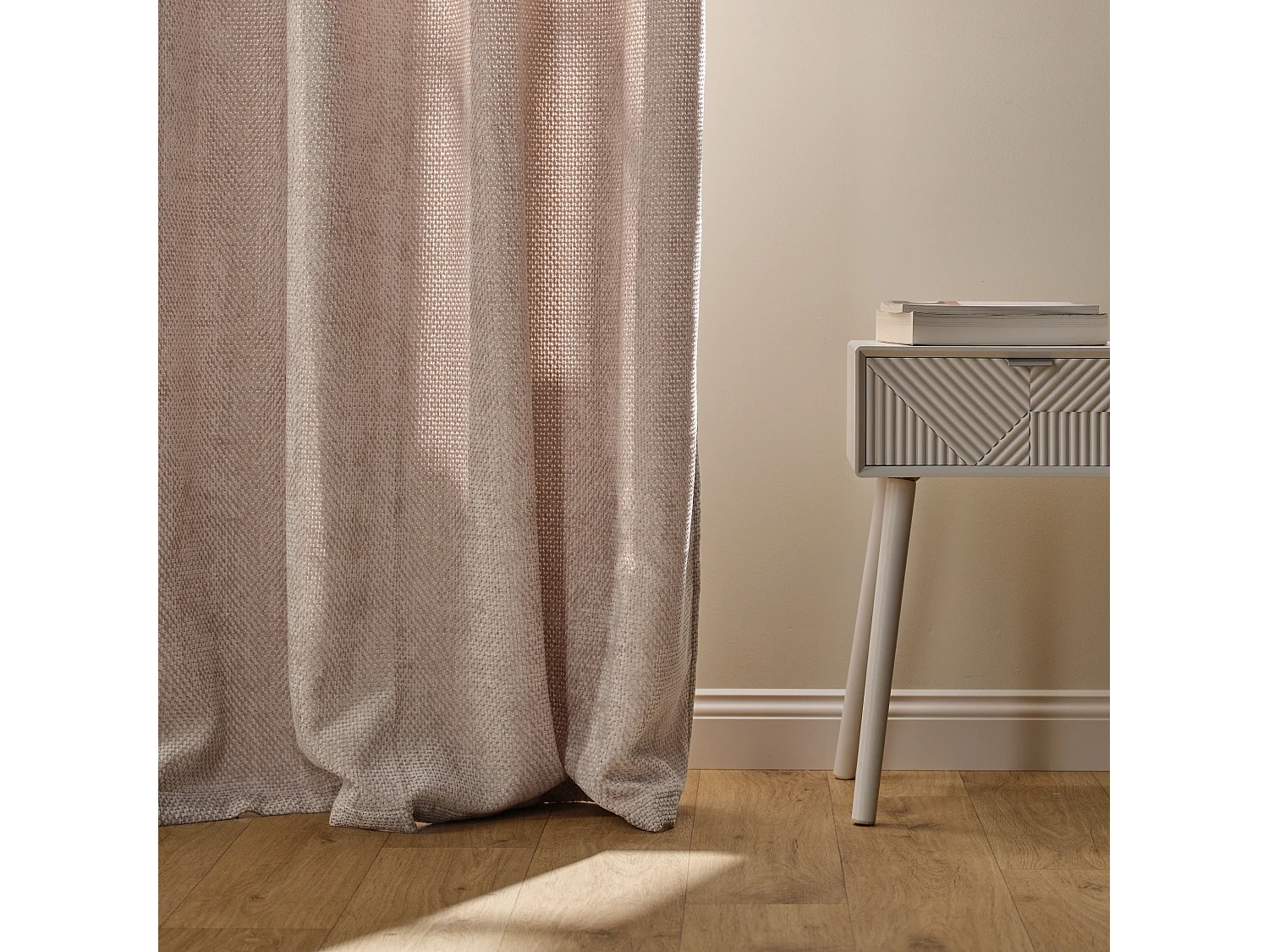 Vorhang Leila mittleres Beige 140 x 250cm