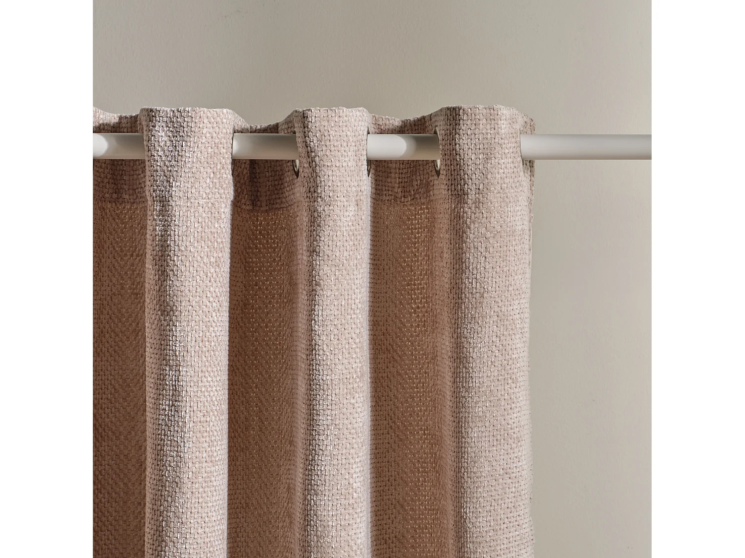 Vorhang Leila mittleres Beige 140 x 250cm