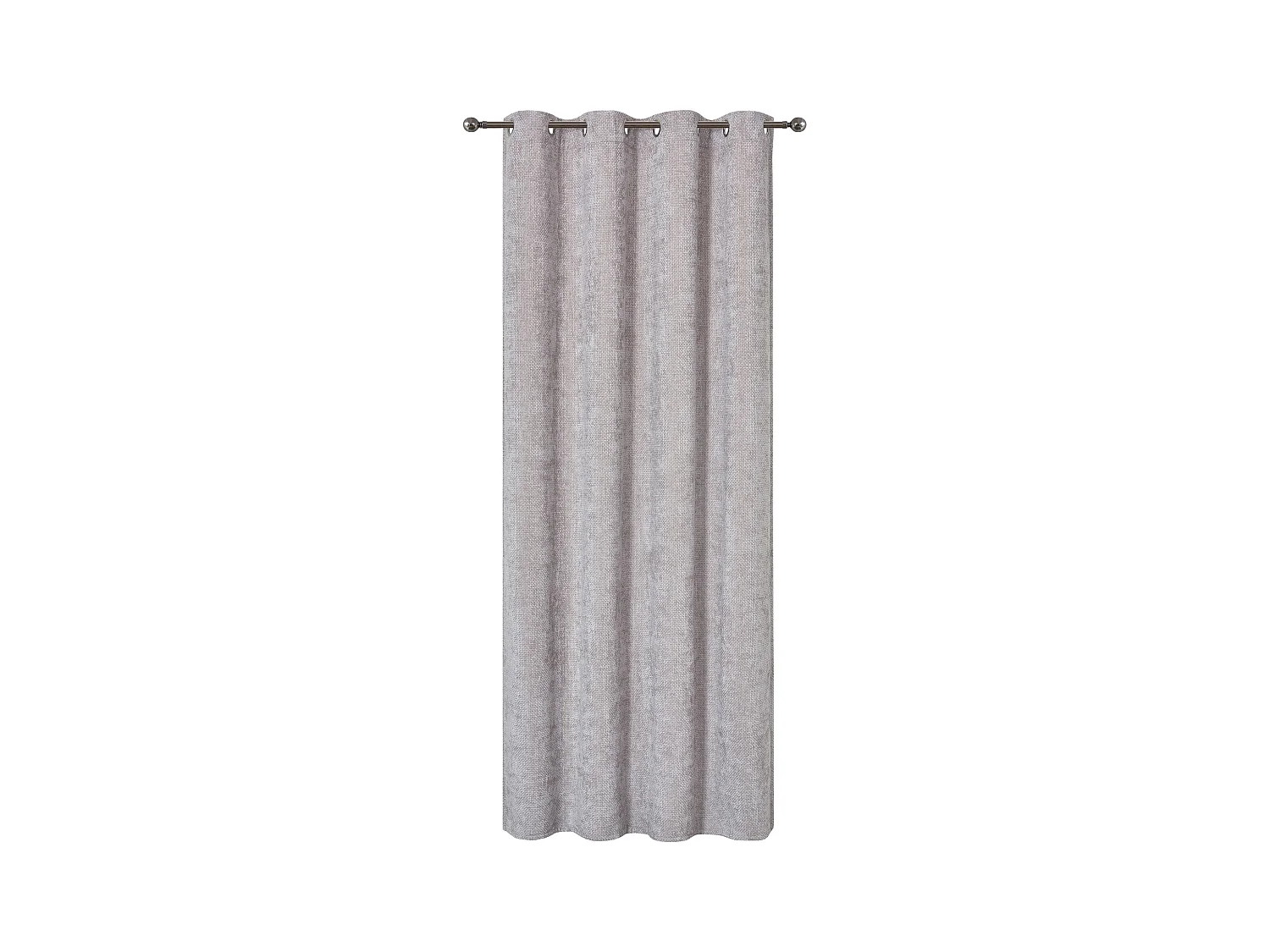 Rideau de velours Leila beige moyen 140 x 250