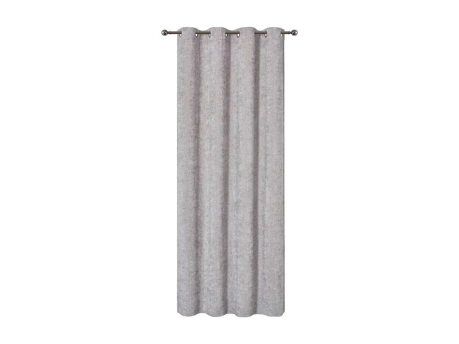 Rideau de velours Leila beige moyen 140 x 250