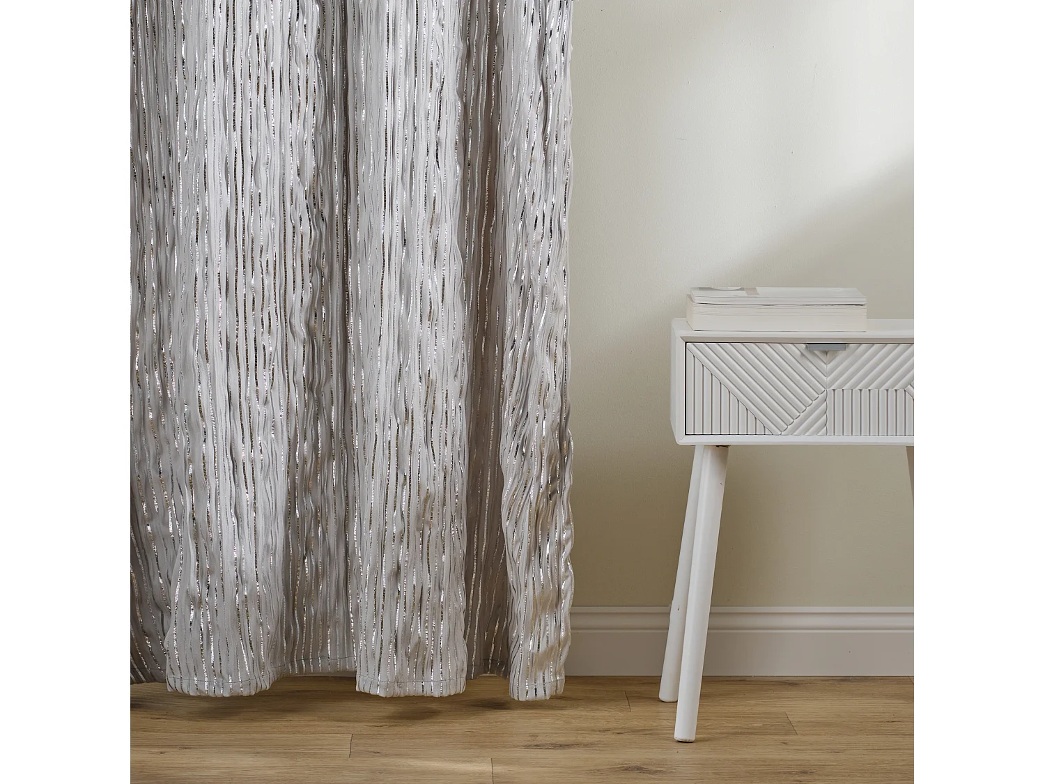 Vorhang Calama hellgrau 140 x 250