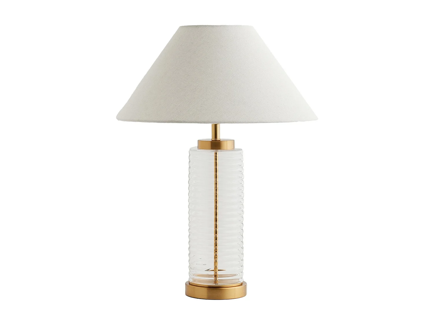 Tischlampe Ring mittel transparent 60 x 33