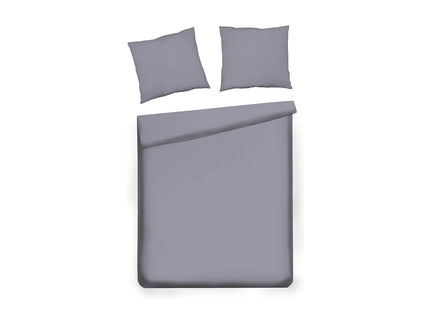 Satinette Bettwäsche aus Baumwollsatin, Violett