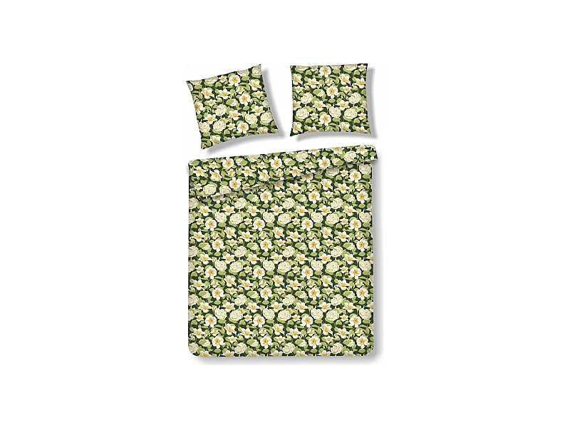 Bettwäsche Fenilla Dunkelgrün 200x220 cm