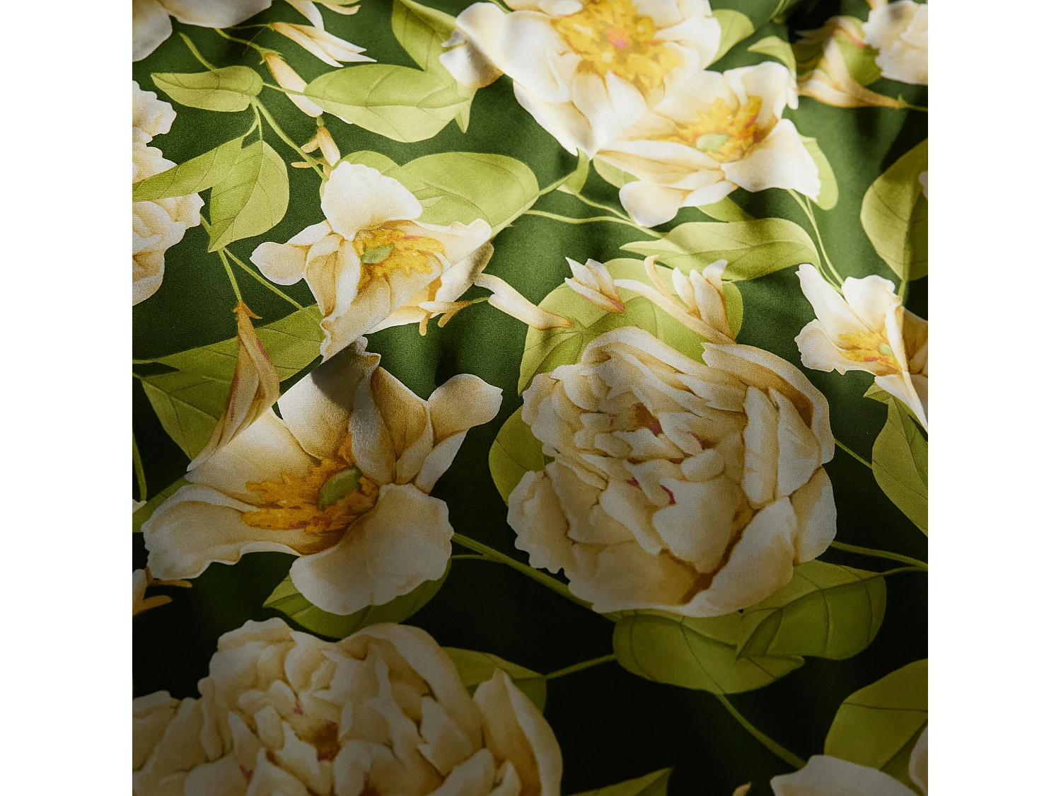 Bettwäsche Fenilla Dunkelgrün 200x220 cm