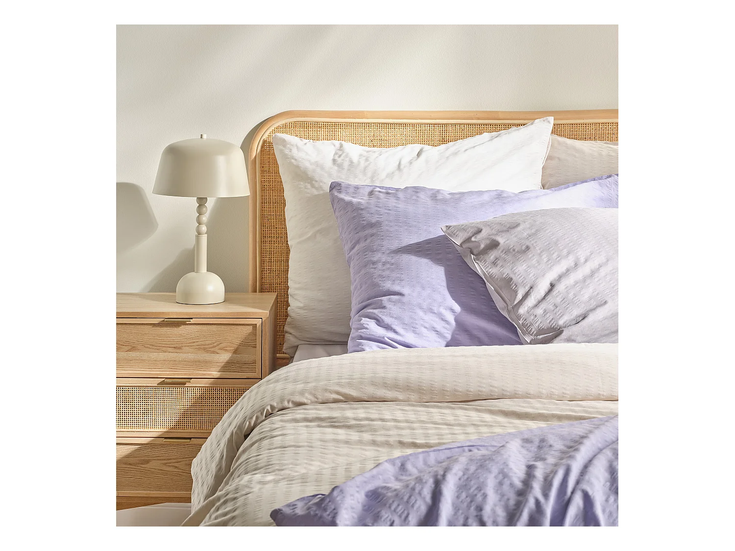 Bettwäsche Corica mittleres Beige 160 x 200