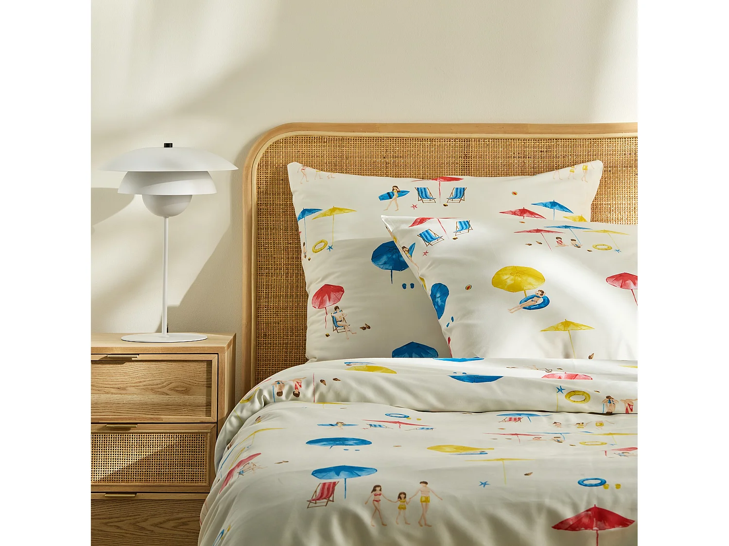 Parure de lit Kanela Moyen Multicolore Satin de Coton 200x220