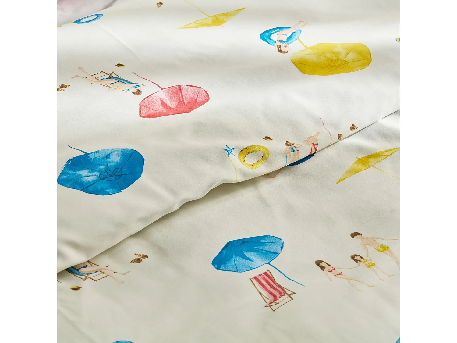 Parure de lit Kanela Moyen Multicolore Satin de Coton 200x220