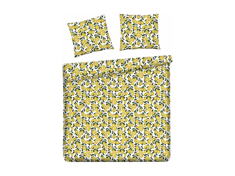 Bettwäsche Citronello Helles Weiß 200 x 220