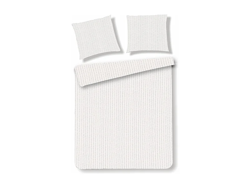 Parure de lit Corica Blanc Coton 160x200