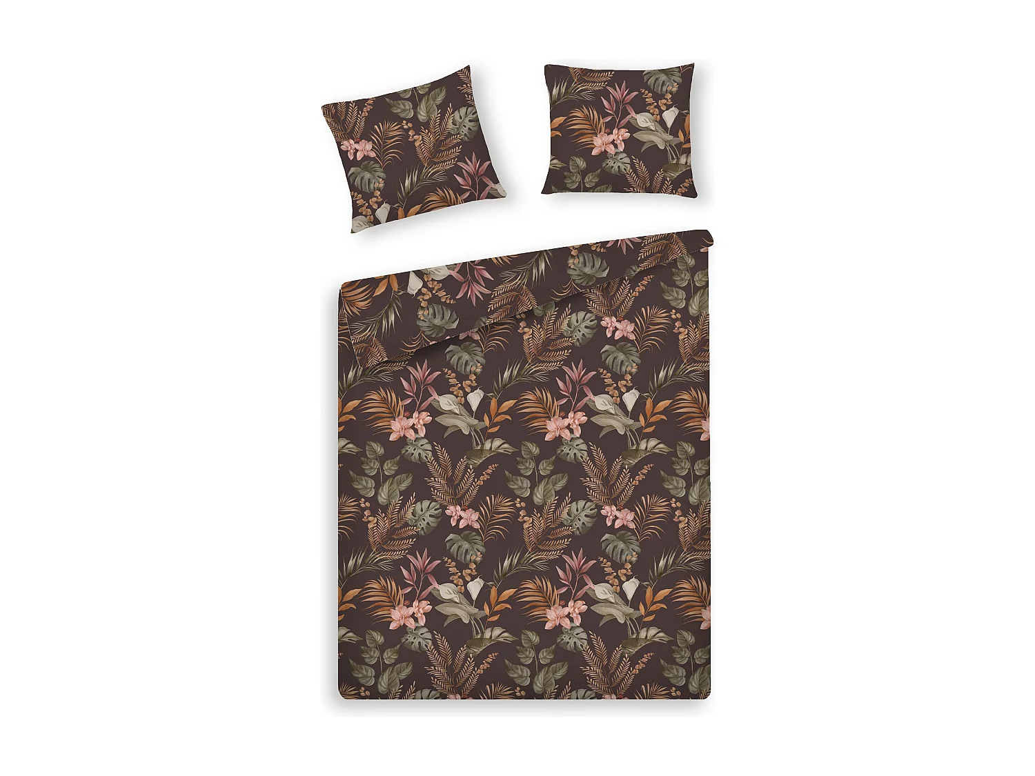 Bettwäsche Orchidea mittelbraun 200x220