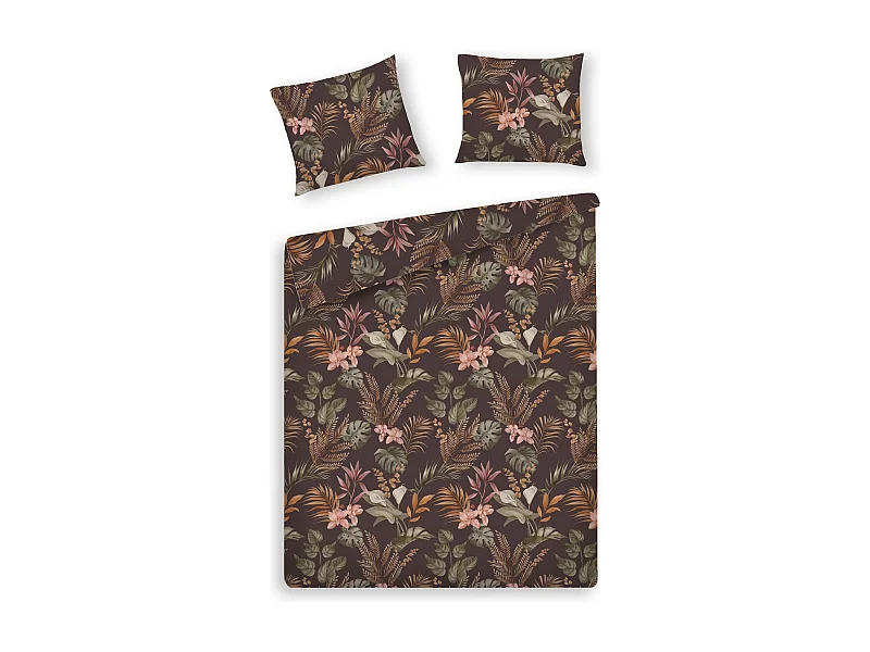 Bettwäsche Orchidea mittelbraun 200x220