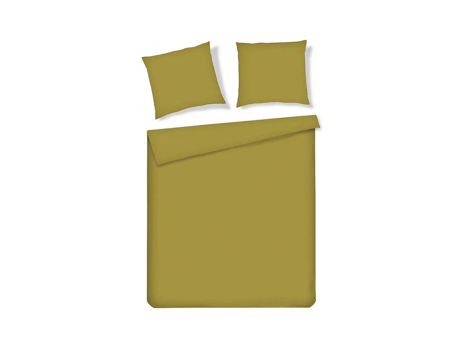 Parure de lit Micros Vert Moyen Microfibre 160x200