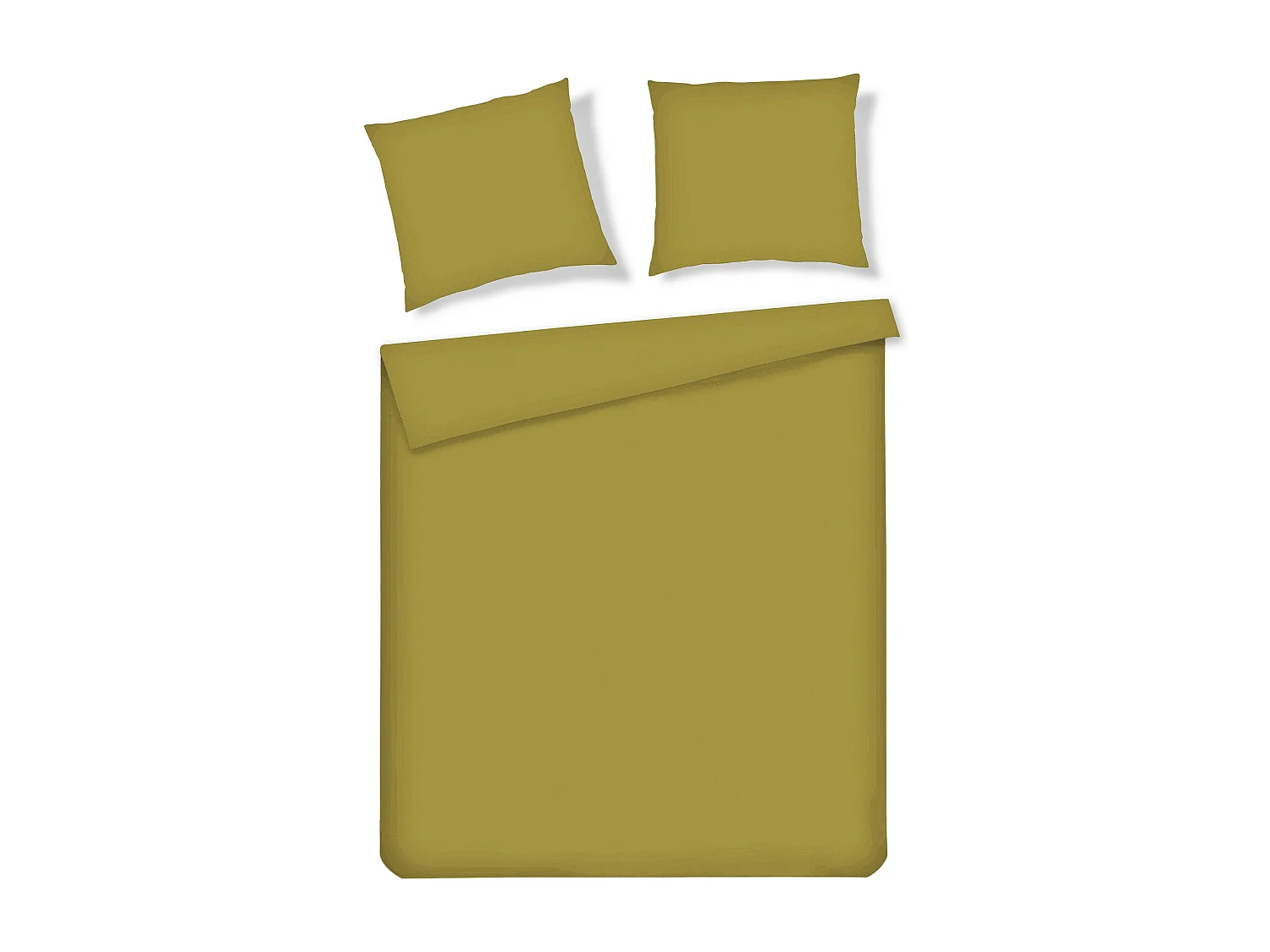 Bettwäsche Micros mittelgrün 160 x 200