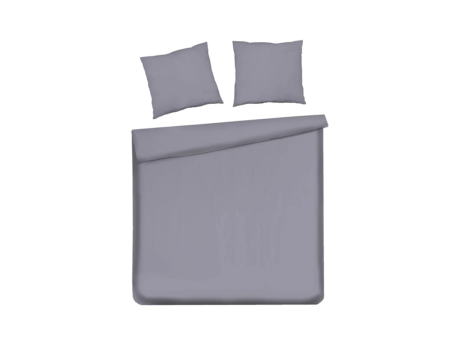 Parure de lit Élégance Violet Satin de Coton 200x220