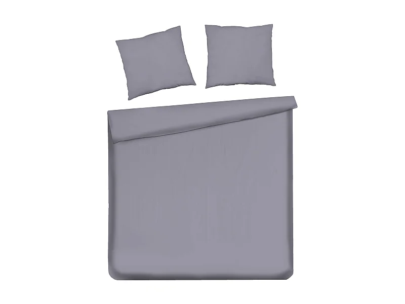 Parure de lit Élégance Violet Satin de Coton 200x220