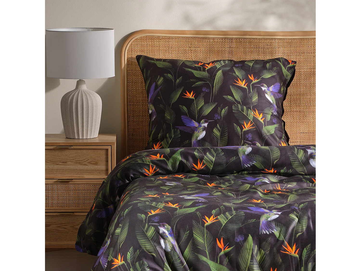 Bettwäsche Oaziso mittelschwarz 140 x 200