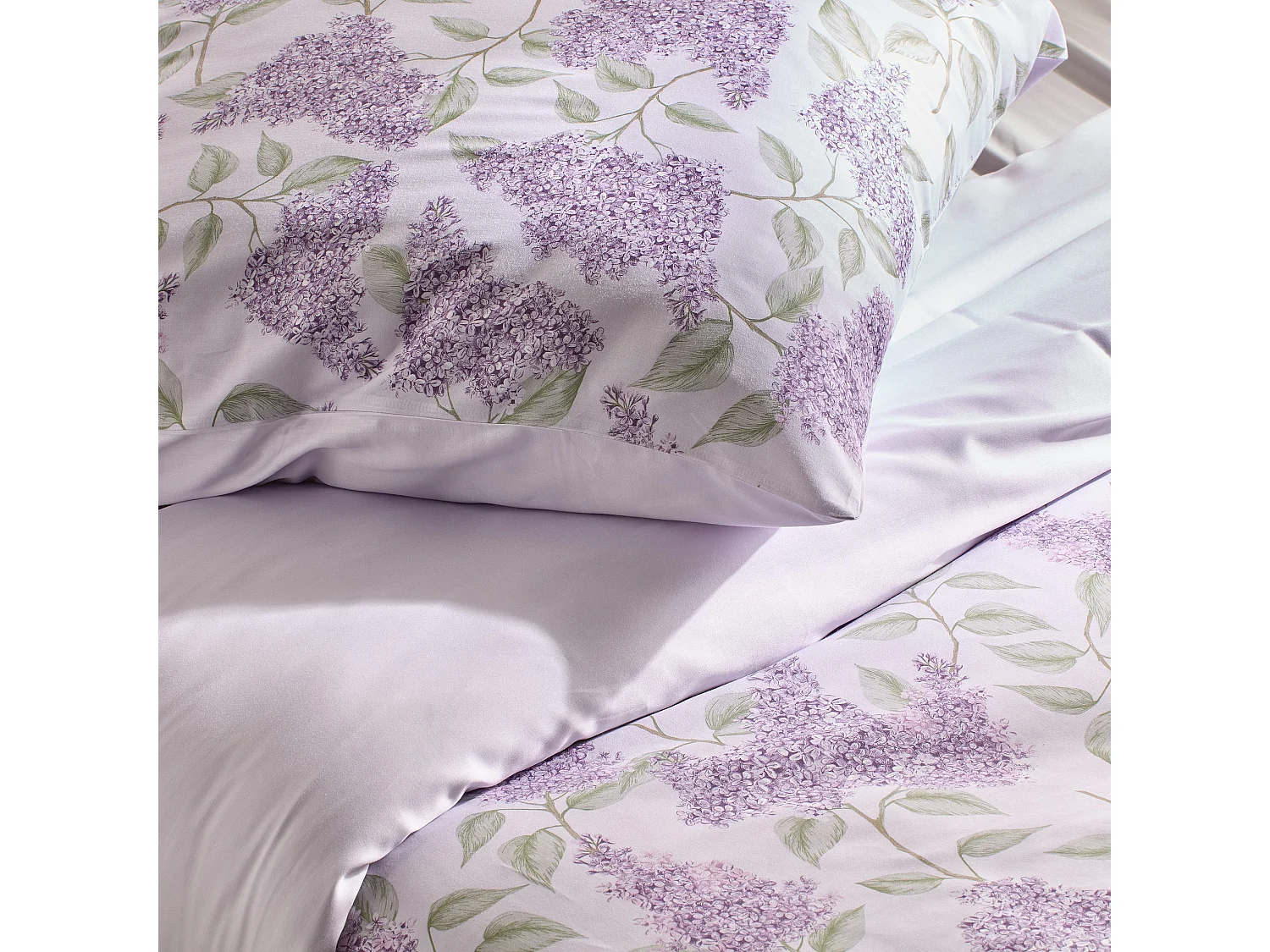 Bettwäsche Buzok hellviolett 160x200 cm