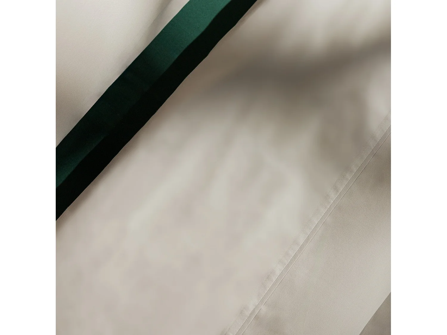 Parure de lit Satinette Beige Moyen Coton Satin 200x220