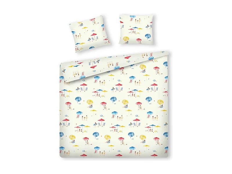 Bettwäsche Kanela 160x200 Mittel Mehrfarbig