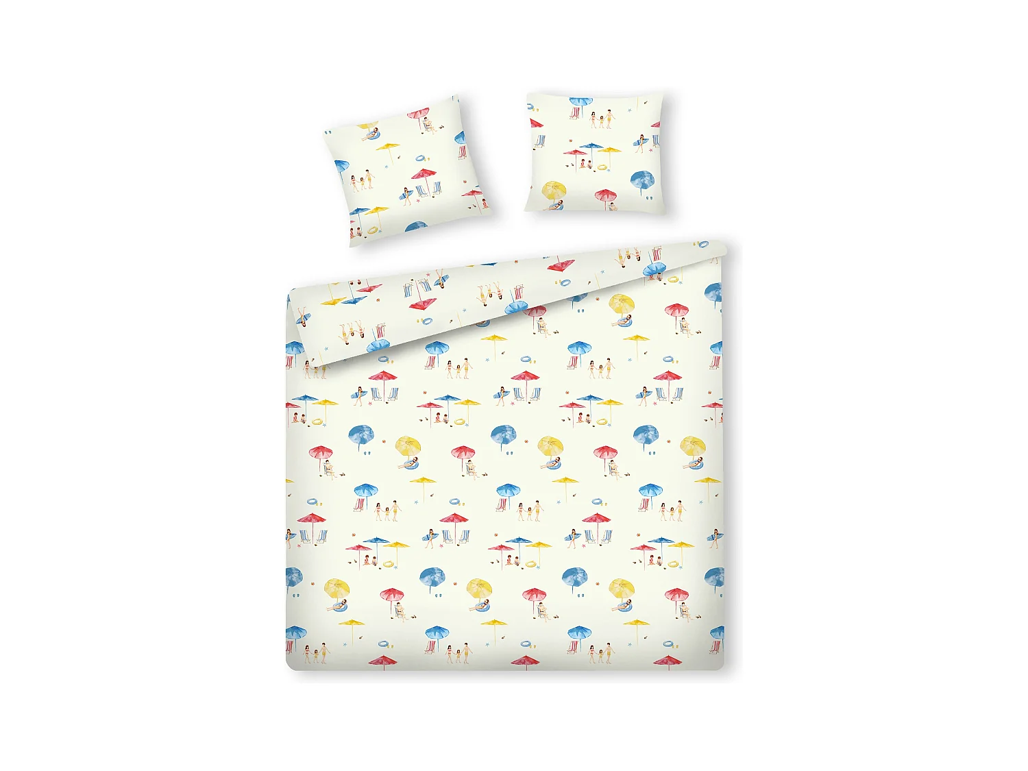 Bettwäsche Kanela 160x200 Mittel Mehrfarbig