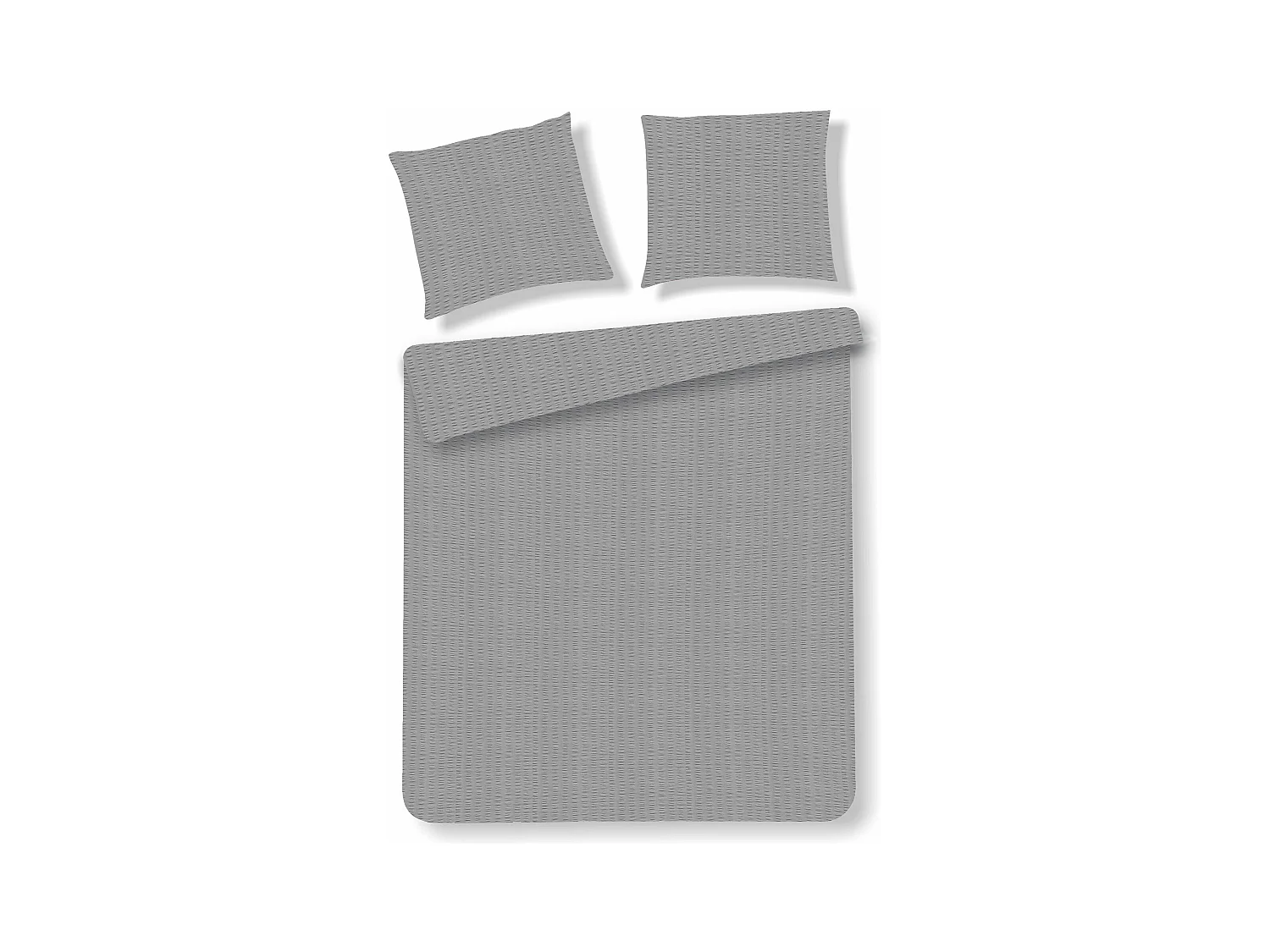 Parure de lit Corica gris moyen coton 200x220