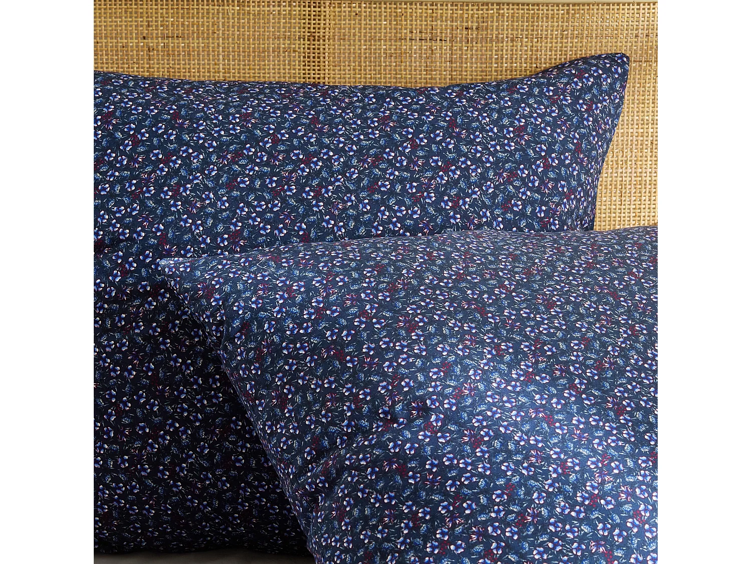 Parure de lit Drobilis Bleu Foncé Microfibre 200x220