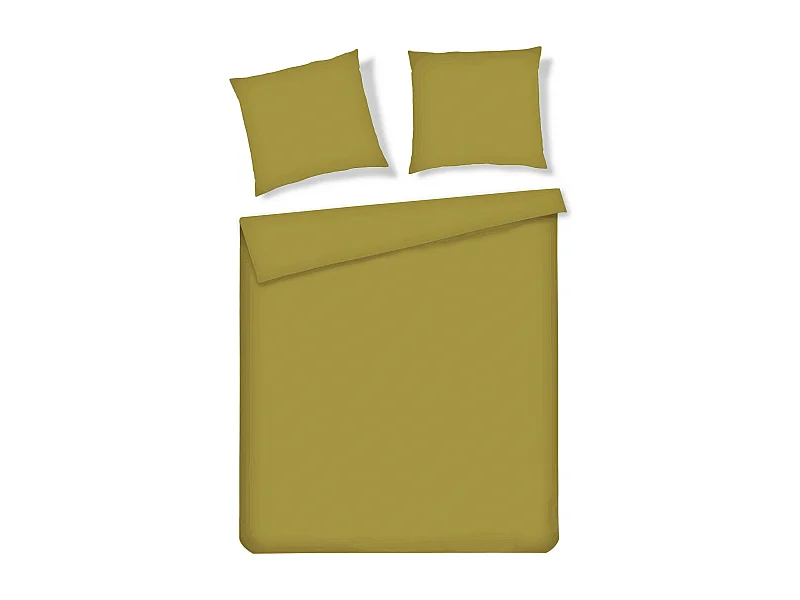 Bettwäsche Micros mittelgrün 200x220 cm