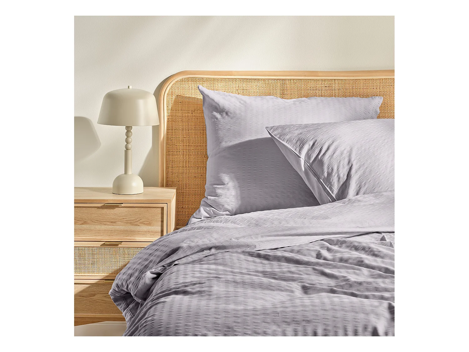 Bettwäsche Corica Mittelgrau 160x200