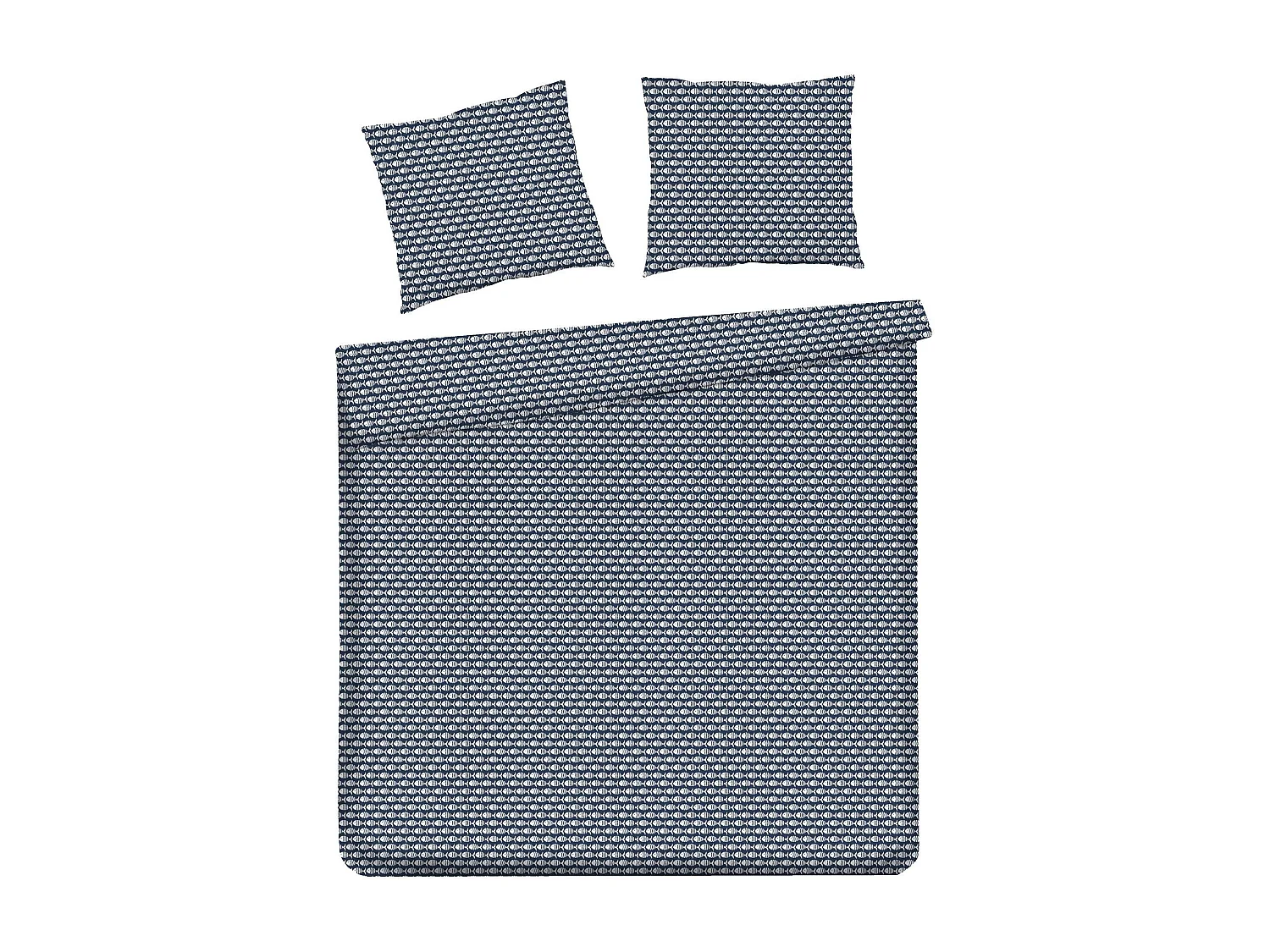 Bettwäsche Ribena Dunkelblau 200 x 220