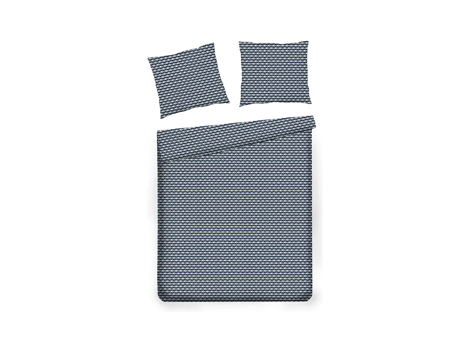 Bettwäsche Ribena Dunkelblau 160x200