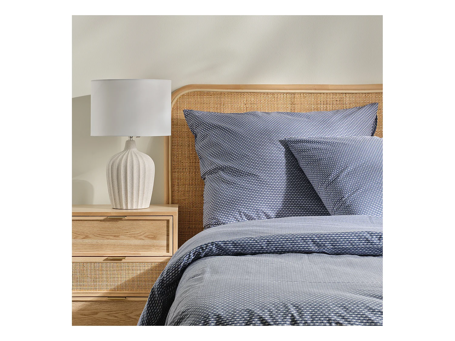 Bettwäsche Ribena Dunkelblau 160x200