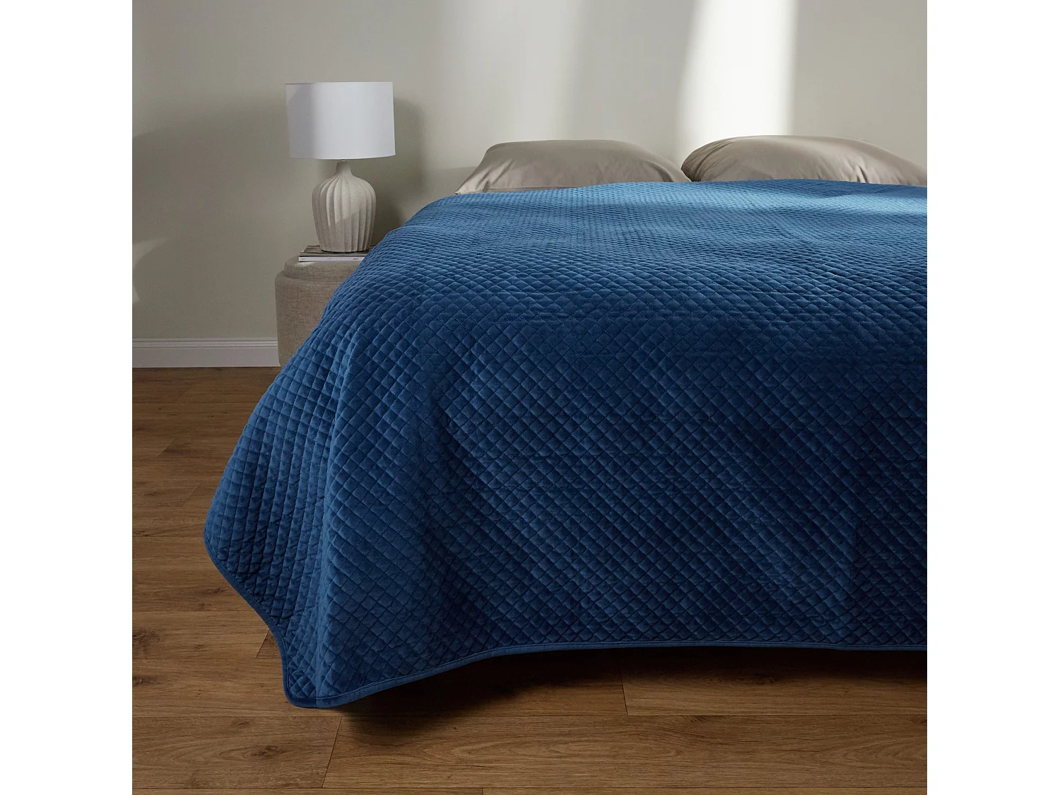 Tagesdecke Plums Dunkelblau 200x220