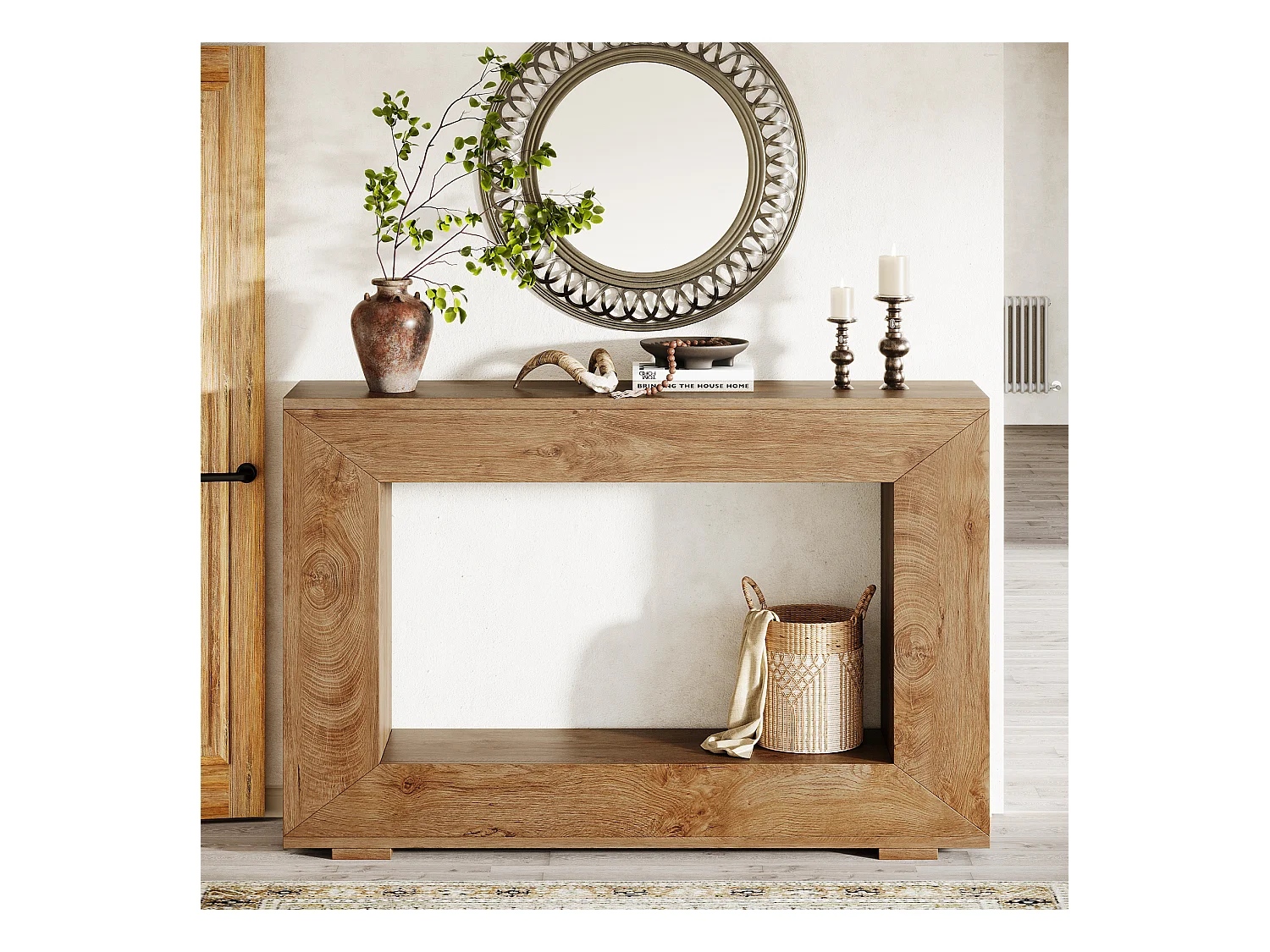 Table Console, Table d'entrée, 120x30x83.5cm, Table d'appoint, Table de Couloir