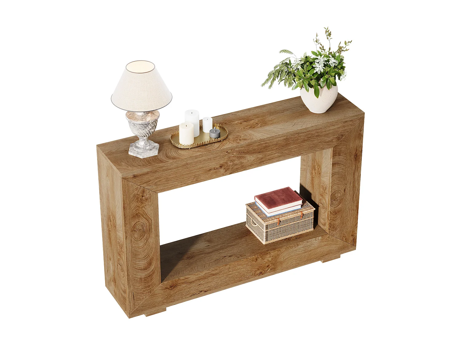 Table Console, Table d'entrée, 120x30x83.5cm, Table d'appoint, Table de Couloir