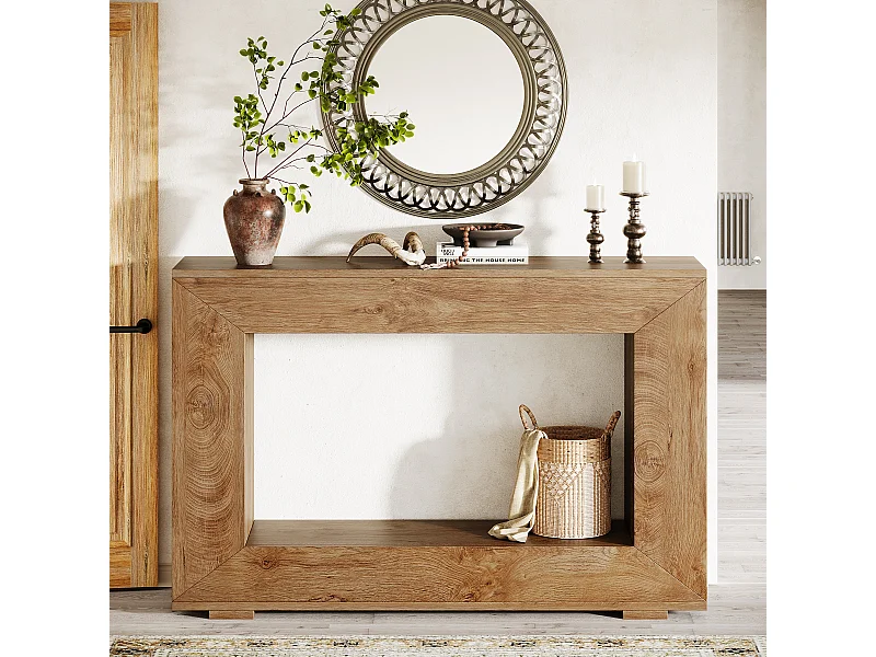 Consoletafel, Haltafel, 120x30x83,5cm, Bijzettafel, Haltafel