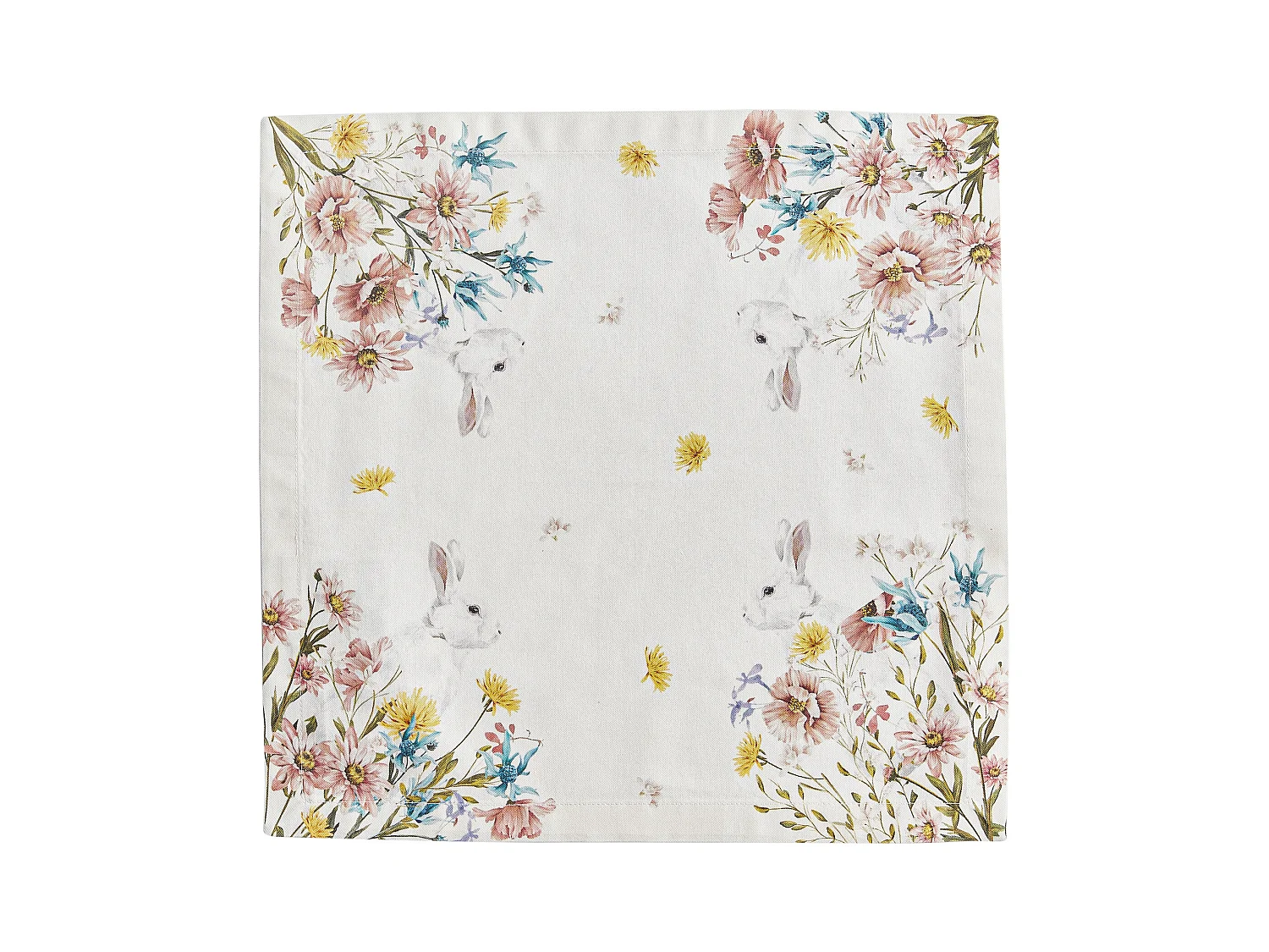 Sirsobunny Mitteldecke aus 100% Baumwolle, Rosa