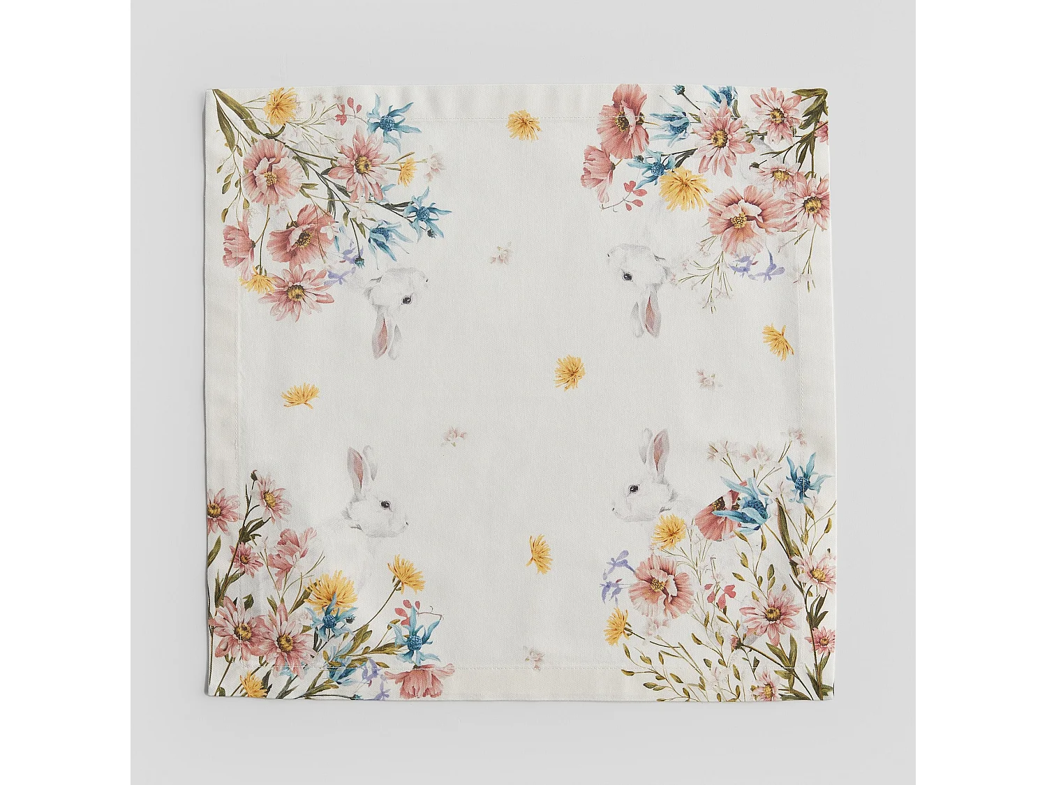 Sirsobunny Mitteldecke aus 100% Baumwolle, Rosa