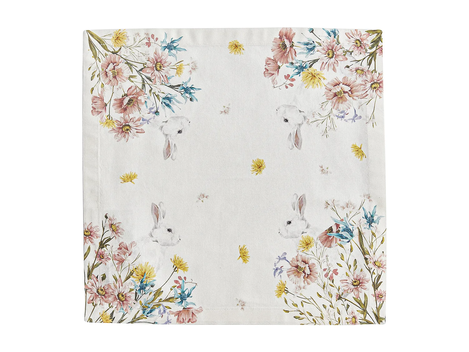 Sirsobunny Mitteldecke aus 100% Baumwolle, Rosa