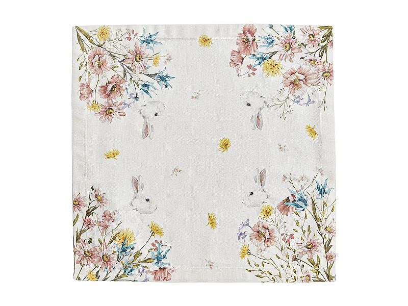 Sirsobunny Mitteldecke aus 100% Baumwolle, Rosa