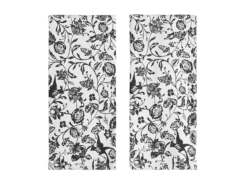 Ensemble De Torchons De Cuisine Fylla Noir Moyen 40 x 60