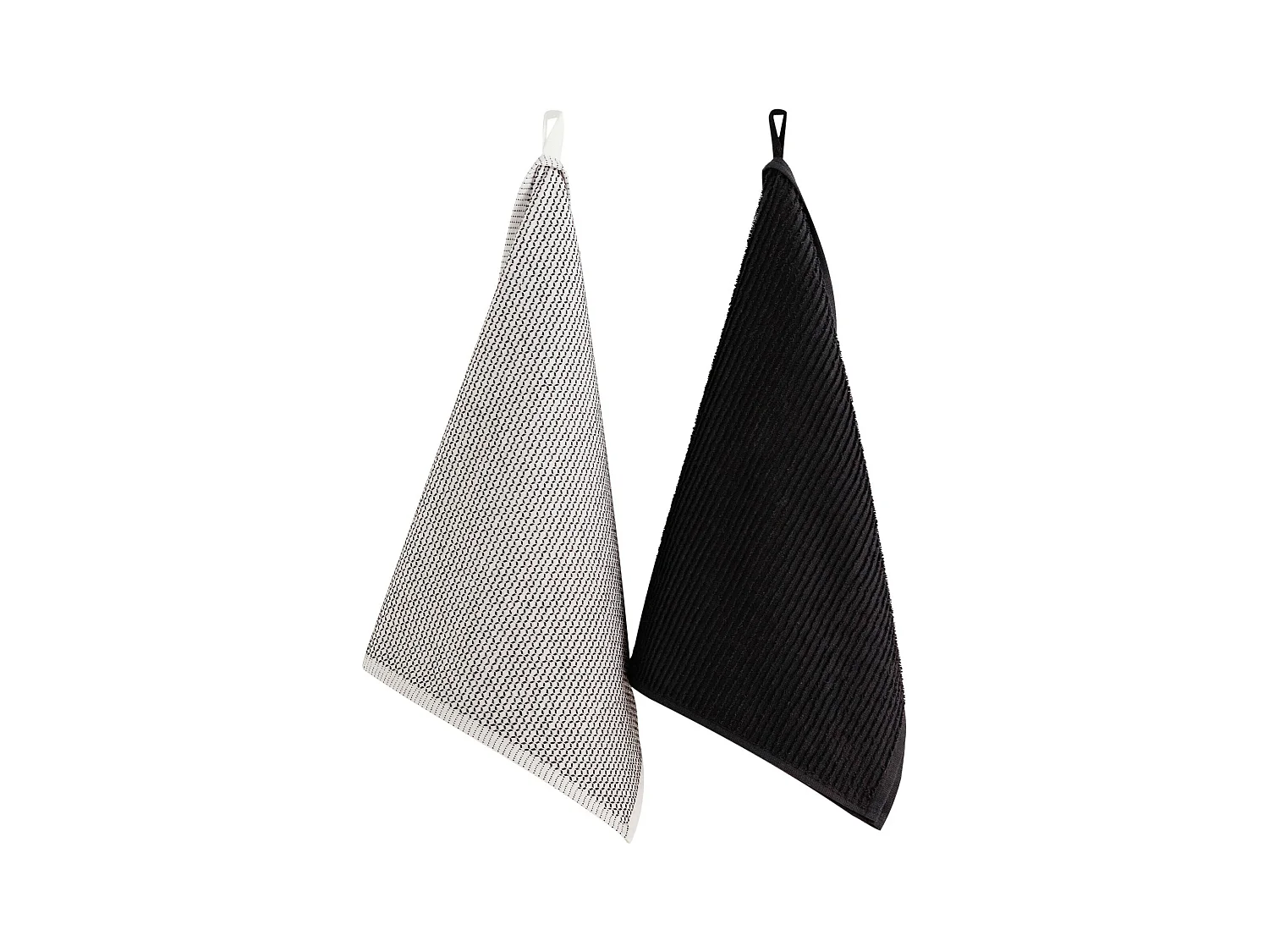 Küchenhandtuch-Set Charm mittelschwarz 40 x 60