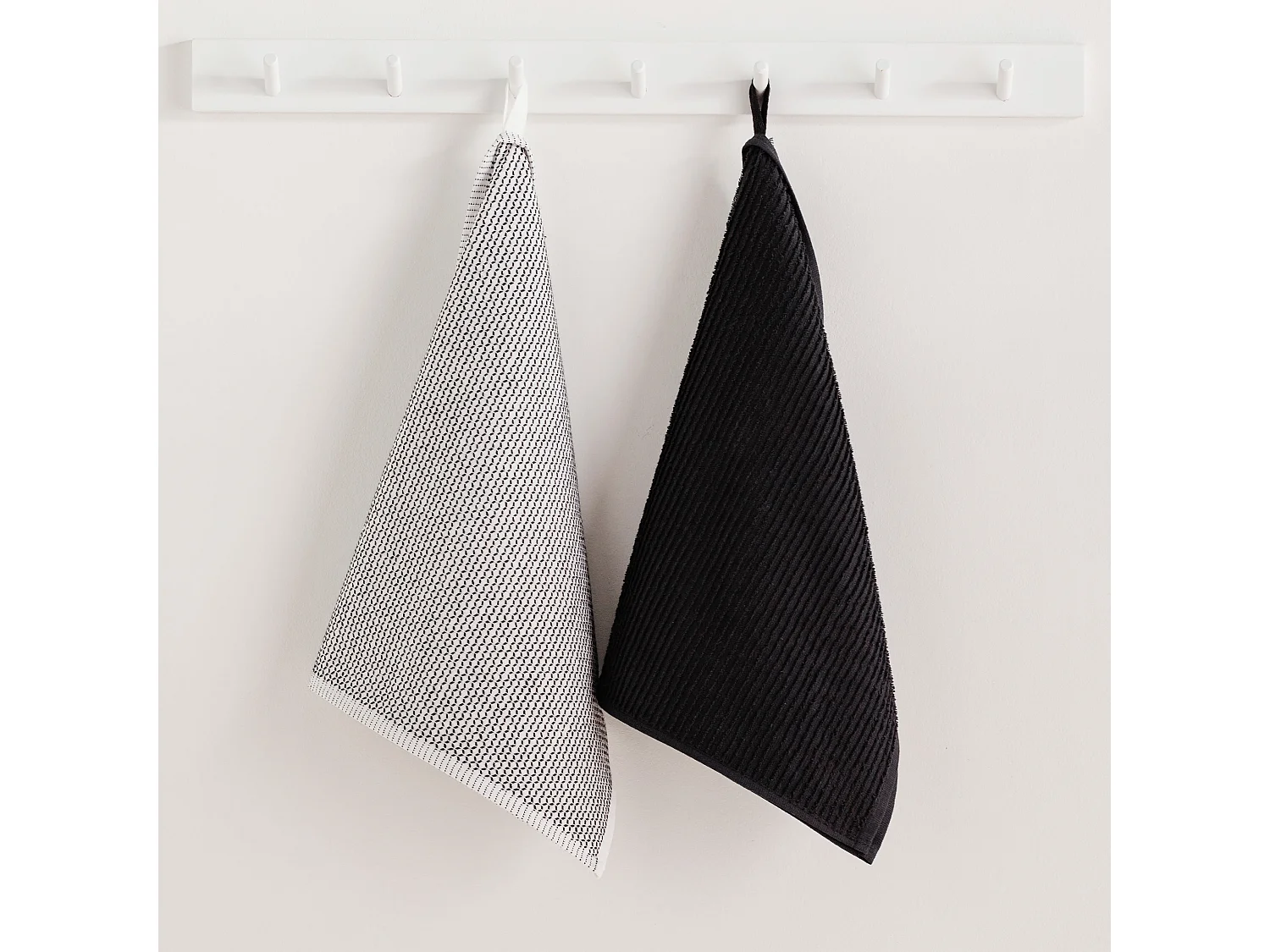 Küchenhandtuch-Set Charm mittelschwarz 40 x 60