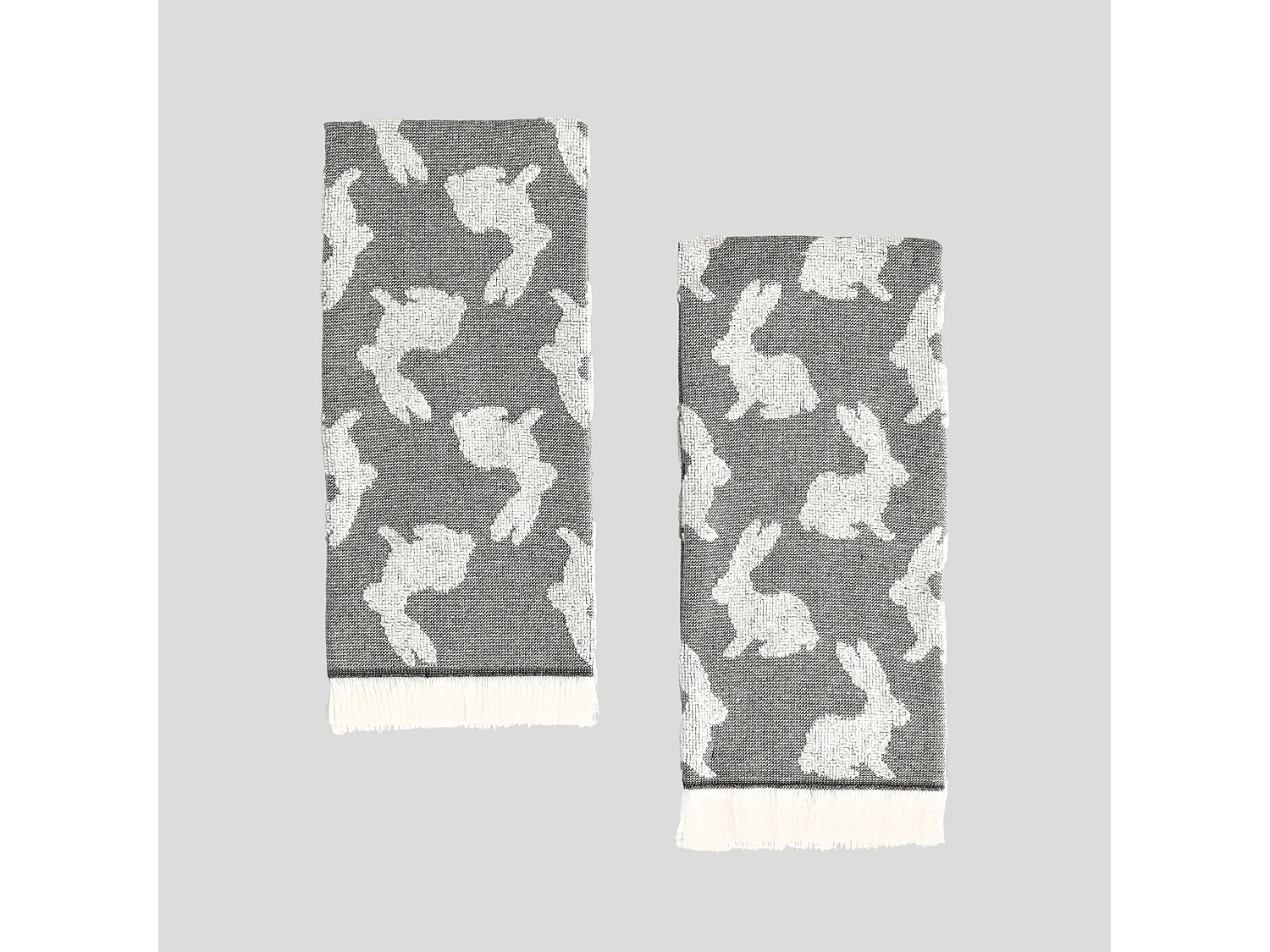 Küchenhandtuch-Set Hare Mittelschwarz 40 x 60