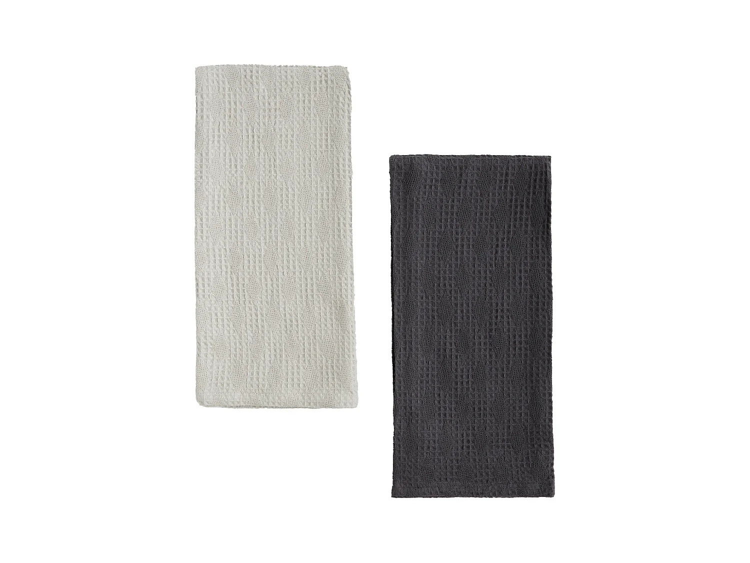 Geschirrtuch-Set Disheri hellgrau 45x65cm