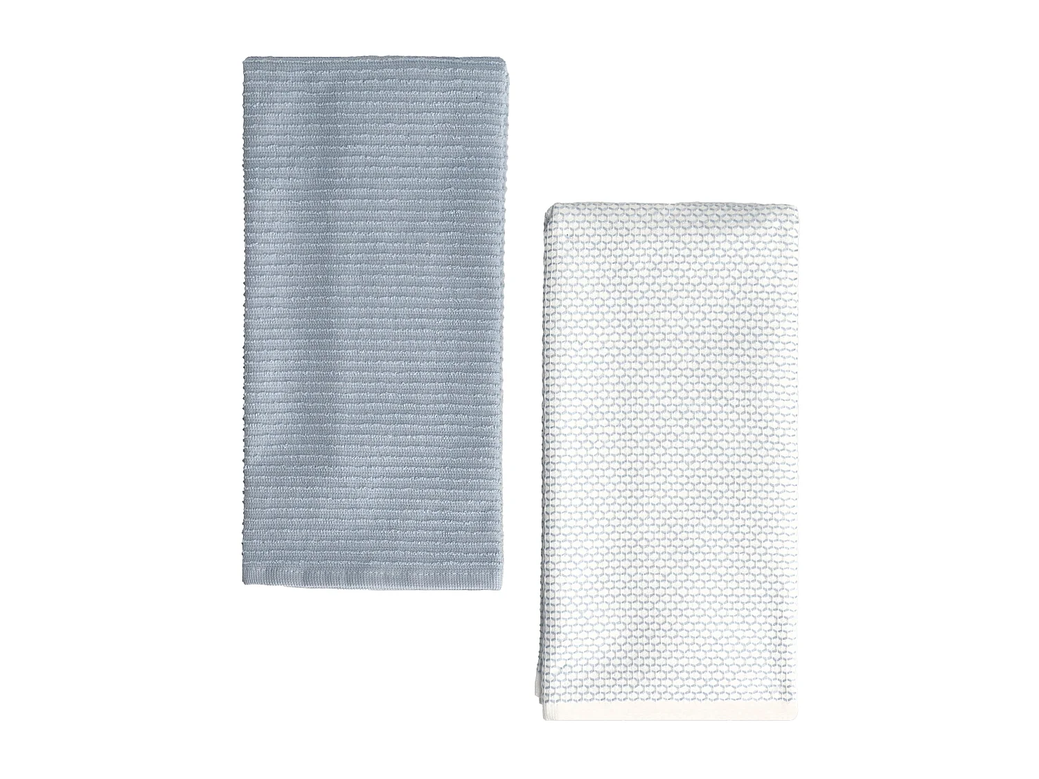 Set de torchons de cuisine Charm, bleu foncé, coton, 40x60 cm