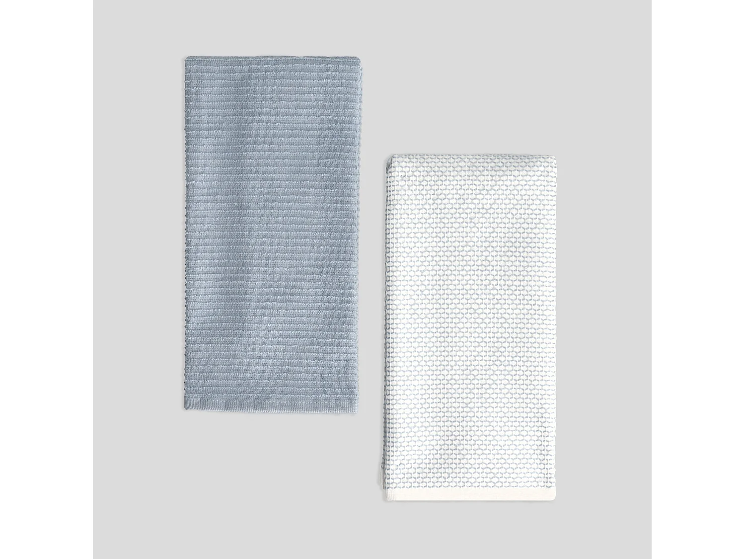 Set de torchons de cuisine Charm, bleu foncé, coton, 40x60 cm